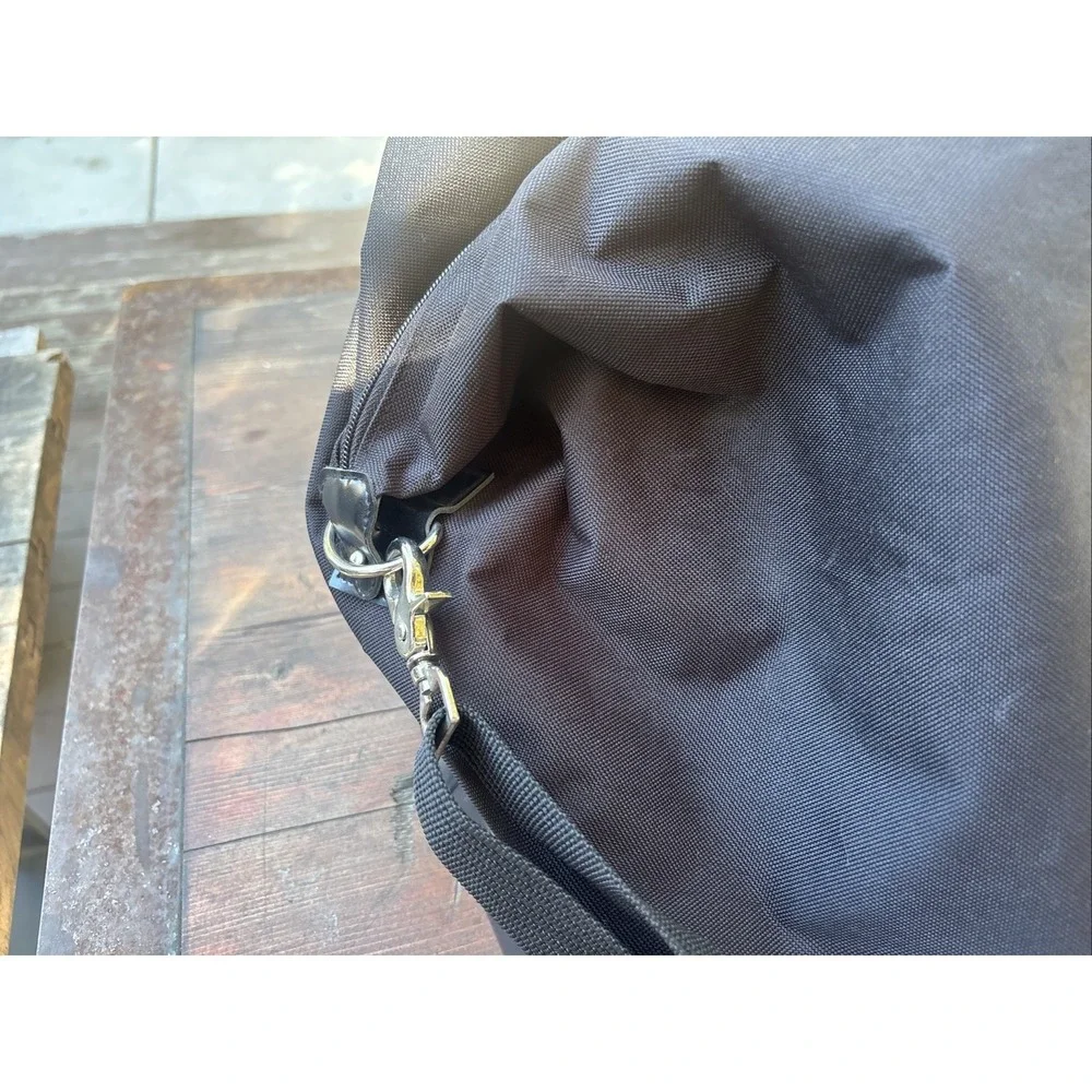 Ralph Lauren Fragrances Black Canvas Duffle Bag Vintage VIP Promo Weekender RL